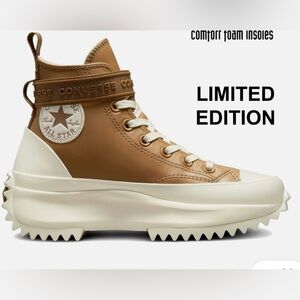 Converse men’s Run Star Hike Platform Leather Limited Edition  W Box/ brand new